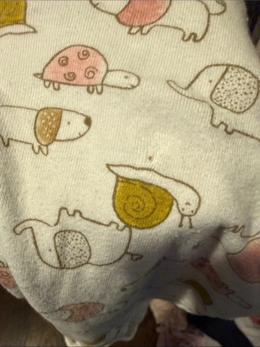 Elephants dogs onesie long sleeve